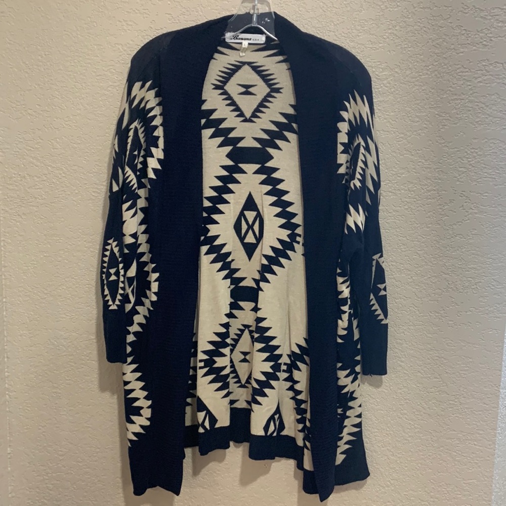 Western Style Women’s Oversized Sweater Cardigan Large